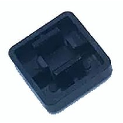 Cap voor 12x12 micro drukknop schakelaar vierkant zwart 02